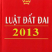 LUẬT ĐẤT ĐAI 2013