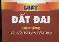 LUẬT ĐẤT ĐAI 2013, SỬA ĐỔI VÀ BỔ SUNG 2018