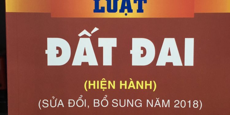 LUẬT ĐẤT ĐAI 2013, SỬA ĐỔI VÀ BỔ SUNG 2018