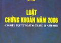 LUẬT CHỨNG KHOÁN 2006