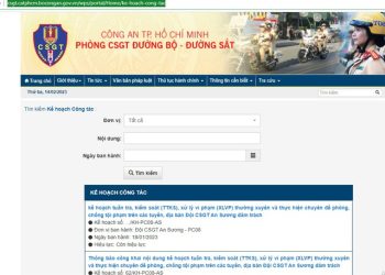 Người dân giám sát, xem chuyên đề, kế hoạch tuần tra của CSGT bằng cách nào?